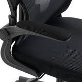 Scaun de birou directorial Mainz, 50x60x122 cm - Negru