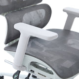 Scaun de birou directorial Vigo, 52x70x124 cm - Gri-Alb