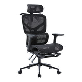 Scaun de birou directorial Vigo, 52x70x124 cm - Negru