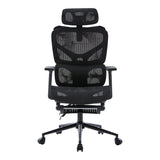 Scaun de birou directorial Vigo, 52x70x124 cm - Negru