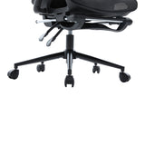Scaun de birou directorial Vigo, 52x70x124 cm - Negru