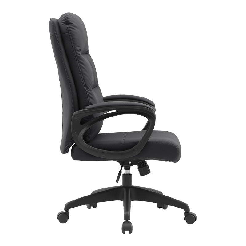 Scaun de birou Enfiria, Negru, 66x66x110-122 cm