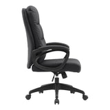 Scaun de birou Enfiria, Negru, 66x66x110-122 cm