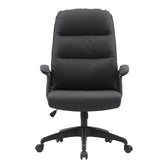 Scaun de birou Enfiria, Negru, 66x66x110-122 cm, perspectiva suplimentara