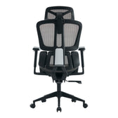 Scaun de birou ergonomic Ergo Flow, Negru-Gri, 73x64x112-135 cm, foto produs 6