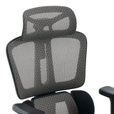 Scaun de birou ergonomic Ergo Flow, Negru-Gri, 73x64x112-135 cm