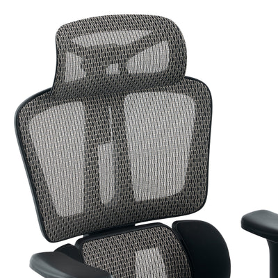 Scaun de birou ergonomic Ergo Flow, Negru-Gri, 73x64x112-135 cm, foto produs 7