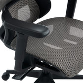 Scaun de birou ergonomic Ergo Flow, Negru-Gri, 73x64x112-135 cm, foto produs 8