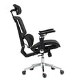 Scaun de birou ergonomic Jeffer, Mesh, Negru, 67x62x115-125 cm, foto produs 6