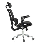 Scaun de birou ergonomic Jeffer, Mesh, Negru, 67x62x115-125 cm, foto produs 6