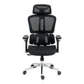 Scaun de birou ergonomic Jeffer, Mesh, Negru, 67x62x115-125 cm, foto produs 7