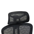 Scaun de birou ergonomic Jeffer, Mesh, Negru, 67x62x115-125 cm, foto produs 10
