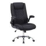 Scaun de birou ergonomic Kesla, PES, Negru, 65x65x113-121 cm