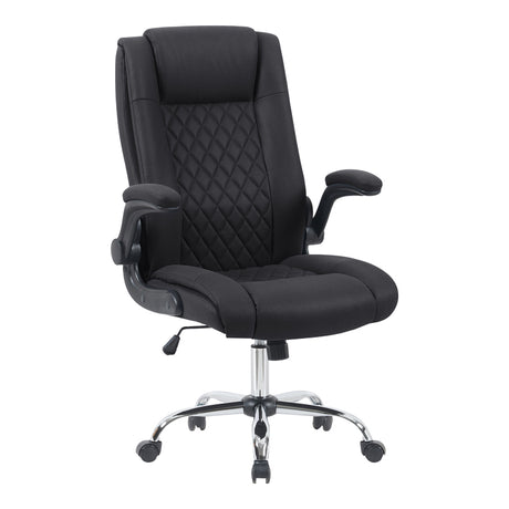 Scaun de birou ergonomic Kesla, PES, Negru, 65x65x113-121 cm