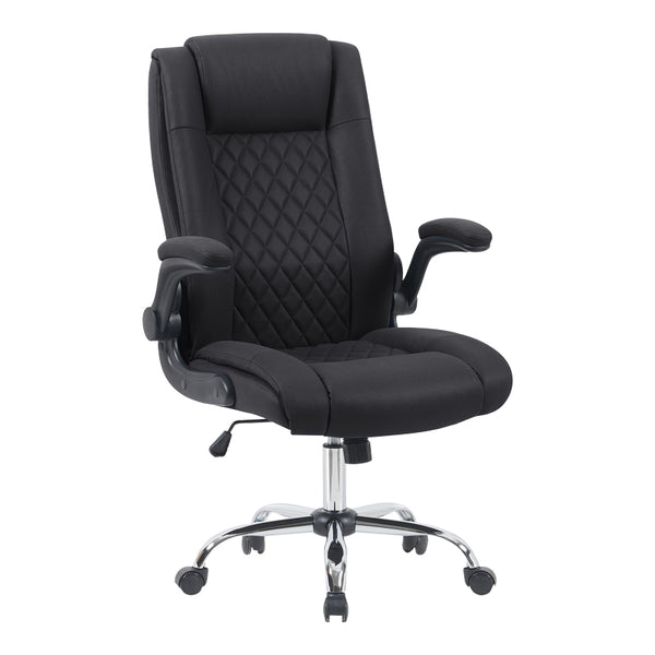 Scaun de birou ergonomic Kesla, PES, Negru, 65x65x113-121 cm