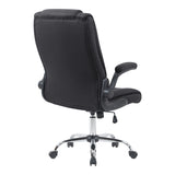 Scaun de birou ergonomic Kesla, PES, Negru, 65x65x113-121 cm