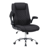 Scaun de birou ergonomic Kesla, PES, Negru, 65x65x113-121 cm