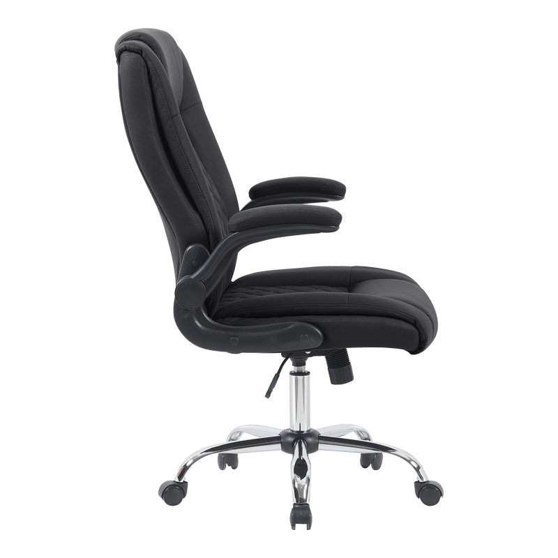 Scaun de birou ergonomic Kesla, PES, Negru, 65x65x113-121 cm