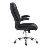 Scaun de birou ergonomic Kesla, PES, Negru, 65x65x113-121 cm