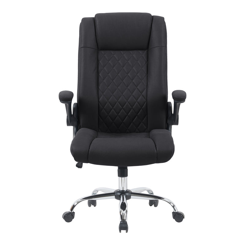 Scaun de birou ergonomic Kesla, PES, Negru, 65x65x113-121 cm