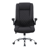 Scaun de birou ergonomic Kesla, PES, Negru, 65x65x113-121 cm