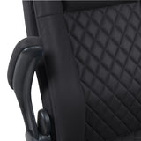 Scaun de birou ergonomic Kesla, PES, Negru, 65x65x113-121 cm