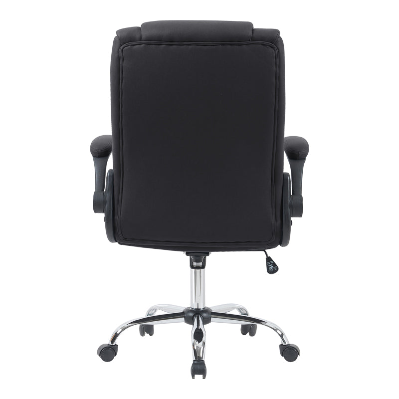 Scaun de birou ergonomic Kesla, PES, Negru, 65x65x113-121 cm
