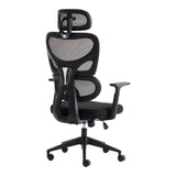 Scaun de birou ergonomic Manager, Mesh, negru, 67x64x120-128 cm