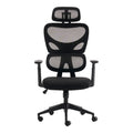 Scaun de birou ergonomic Manager, Mesh, negru, 67x64x120-128 cm, foto produs