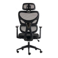 Scaun de birou ergonomic Manager, Mesh, negru, 67x64x120-128 cm, foto produs 6