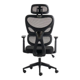 Scaun de birou ergonomic Manager, Mesh, negru, 67x64x120-128 cm