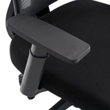 Scaun de birou ergonomic Manager, Mesh, negru, 67x64x120-128 cm