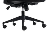 Scaun de birou ergonomic Manager, Mesh, negru, 67x64x120-128 cm