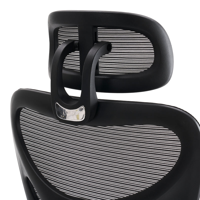 Scaun de birou ergonomic Manager, Mesh, negru, 67x64x120-128 cm