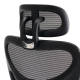 Scaun de birou ergonomic Manager, Mesh, negru, 67x64x120-128 cm