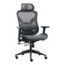 Scaun de birou ergonomic Mesgo, Modern/Metal, Negru-Gri, 68x67x110-136 cm