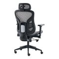 Scaun de birou ergonomic Mesgo, Modern/Metal, Negru-Gri, 68x67x110-136 cm, imagine suplimentara