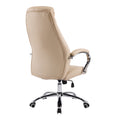 Scaun de birou ergonomic Sonar, Imitatie Piele, Bej, 61x57x120-128 cm, imagine suplimentara