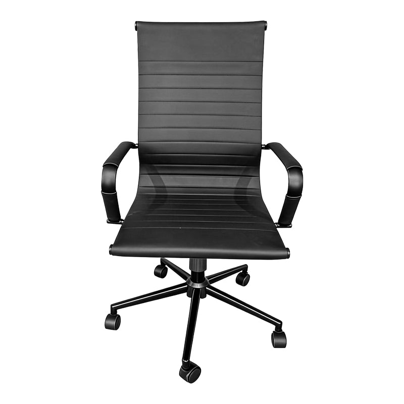 Scaun de birou ergonomic Valter, Negru, 55x58x108 cm