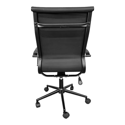 Scaun de birou ergonomic Valter, Negru, 55x58x108 cm, foto produs
