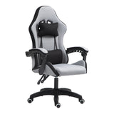 Scaun de birou gaming Gline stofa negru-Gri negru pp, 60x59x118 cm