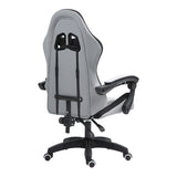 Scaun de birou gaming Gline stofa negru-Gri negru pp, 60x59x118 cm