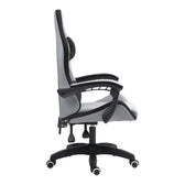 Scaun de birou gaming Gline stofa negru-Gri negru pp, 60x59x118 cm, foto produs