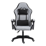 Scaun de birou gaming Gline stofa negru-Gri negru pp, 60x59x118 cm
