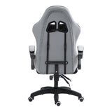 Scaun de birou gaming Gline stofa negru-Gri negru pp, 60x59x118 cm