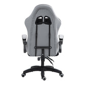 Scaun de birou gaming Gline stofa negru-Gri negru pp, 60x59x118 cm, foto produs 7
