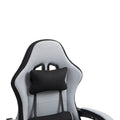 Scaun de birou gaming Gline stofa negru-Gri negru pp, 60x59x118 cm, foto produs 8