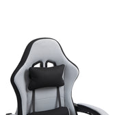 Scaun de birou gaming Gline stofa negru-Gri negru pp, 60x59x118 cm, foto produs 8