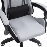 Scaun de birou gaming Gline stofa negru-Gri negru pp, 60x59x118 cm