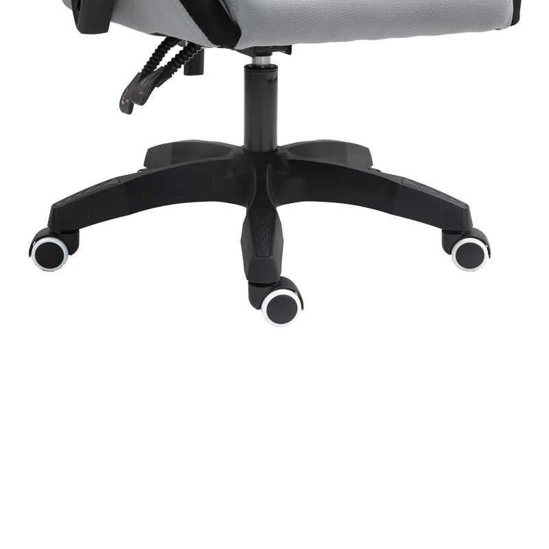 Scaun de birou gaming Gline stofa negru-Gri negru pp, 60x59x118 cm